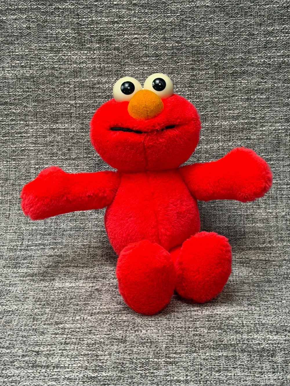 Elmo Sesame Street Tyco 1995 Jim Henson Small Stuffed Animal Plush Toy 8”